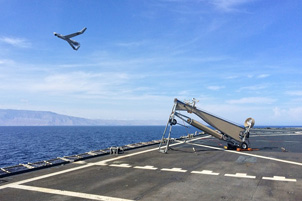 Launching of a ScanEagle