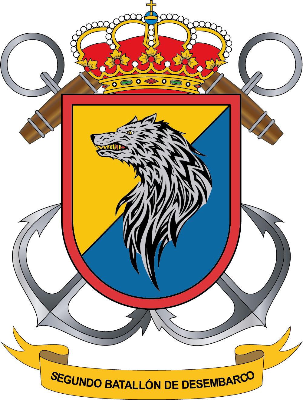 Escudo del Segundo Batallón de Desembarco
