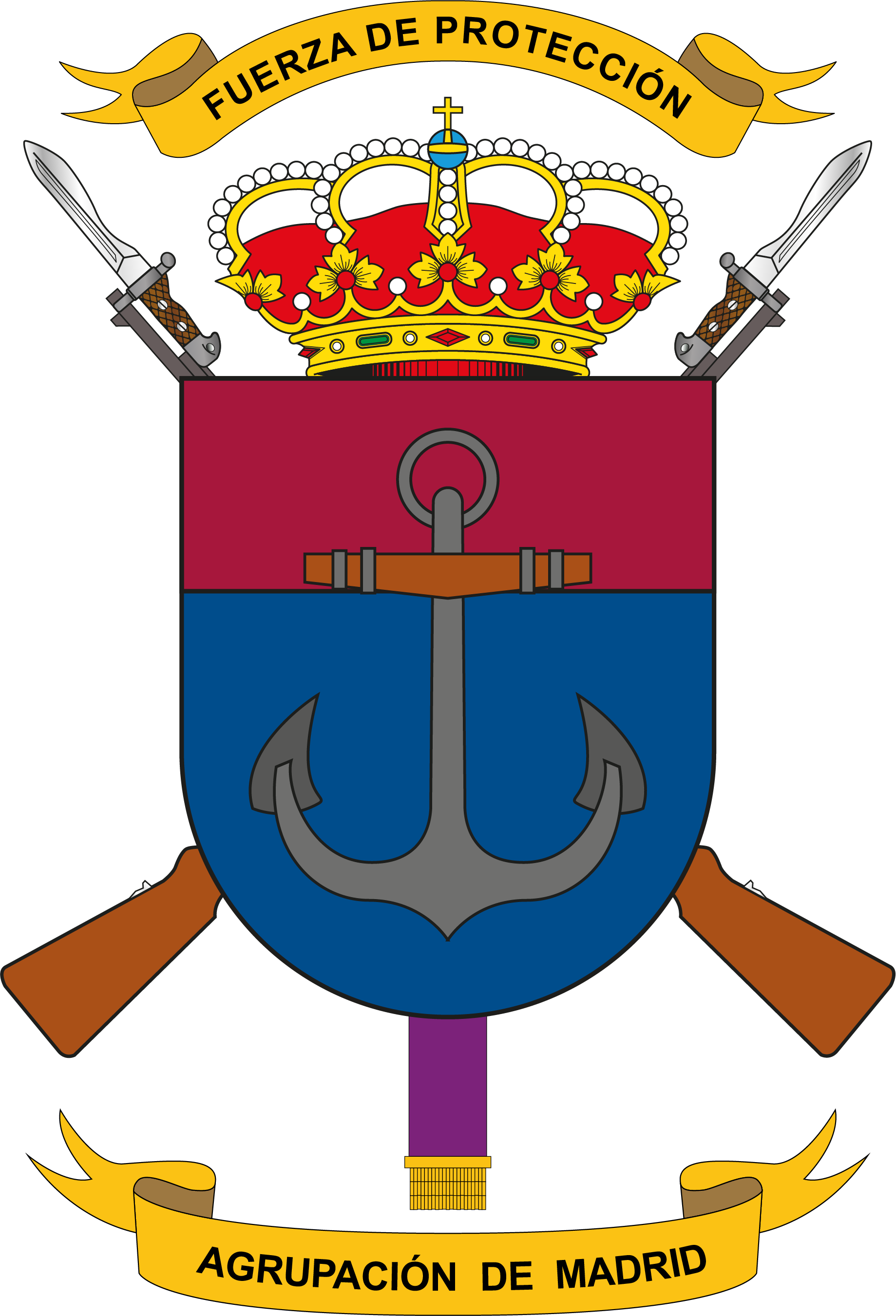 Escudo de la Agrupación de Madrid
