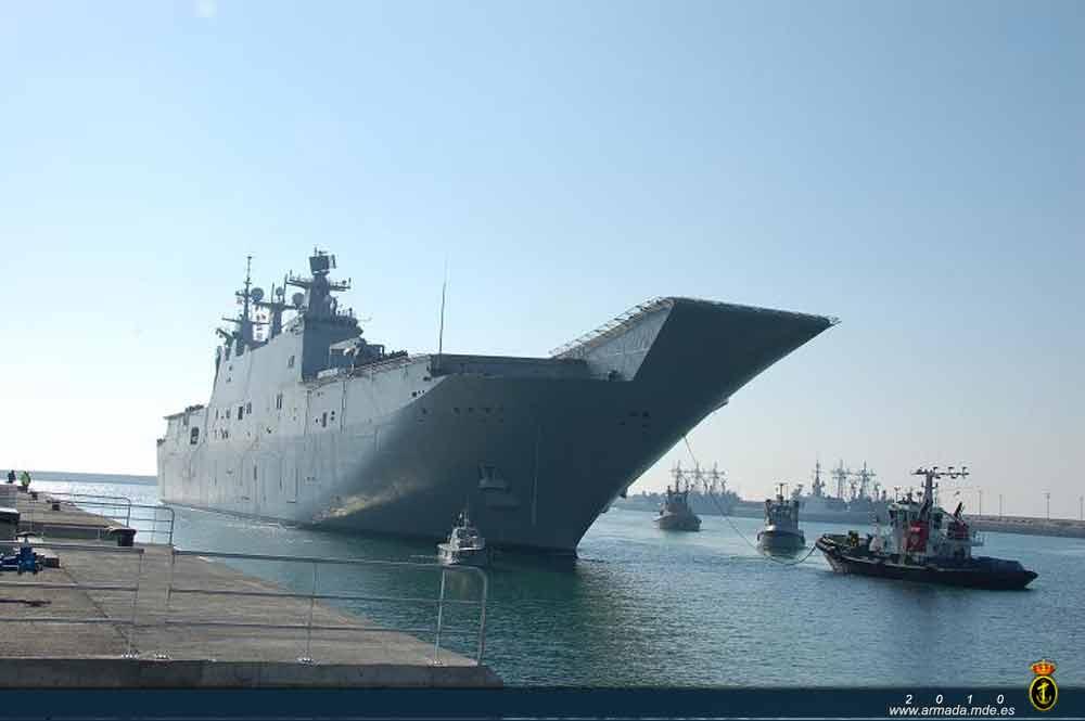 El Buque de Proyección Estratégica LHD ‘Juan Carlos I’ fue entregado a la Armada española el pasado día 30 de septiembre