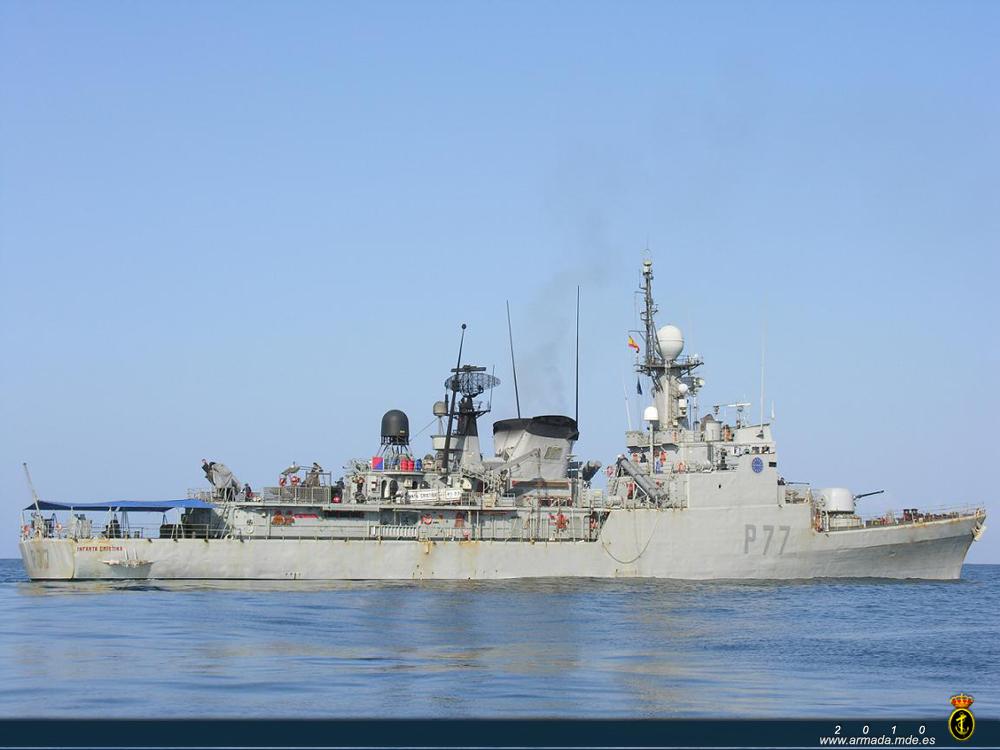 Tras acabar su escolta con éxito, el buque de la Armada Española regresó al sector asignado de patrulla en el Corredor de Tránsito Internacional