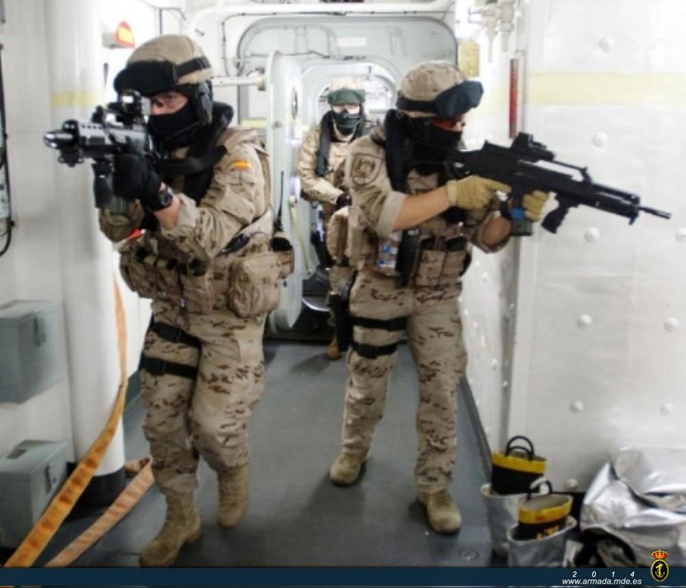 A Marine Corps security squad