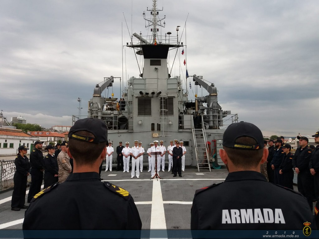 OPV ‘Serviola’ returns home after a four-month deployment in Africa