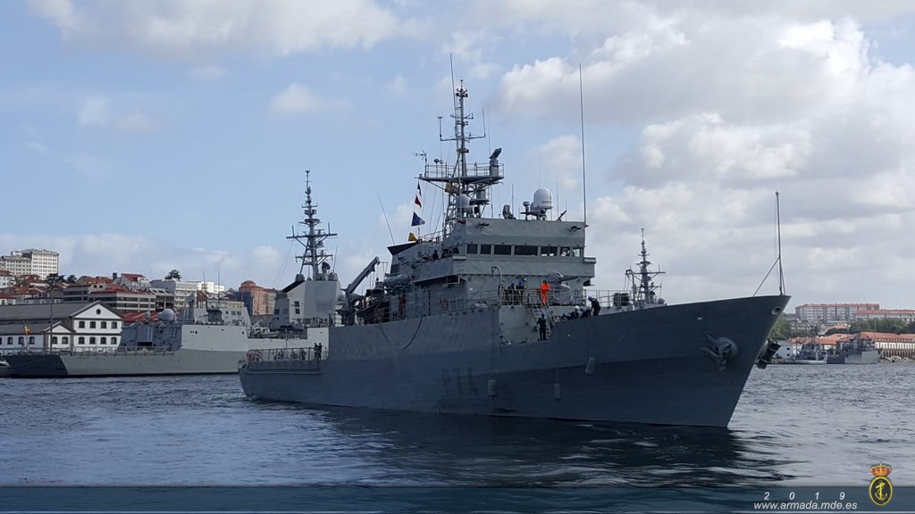 Offshore patrol vessel ‘Atalaya’ heads for Africa