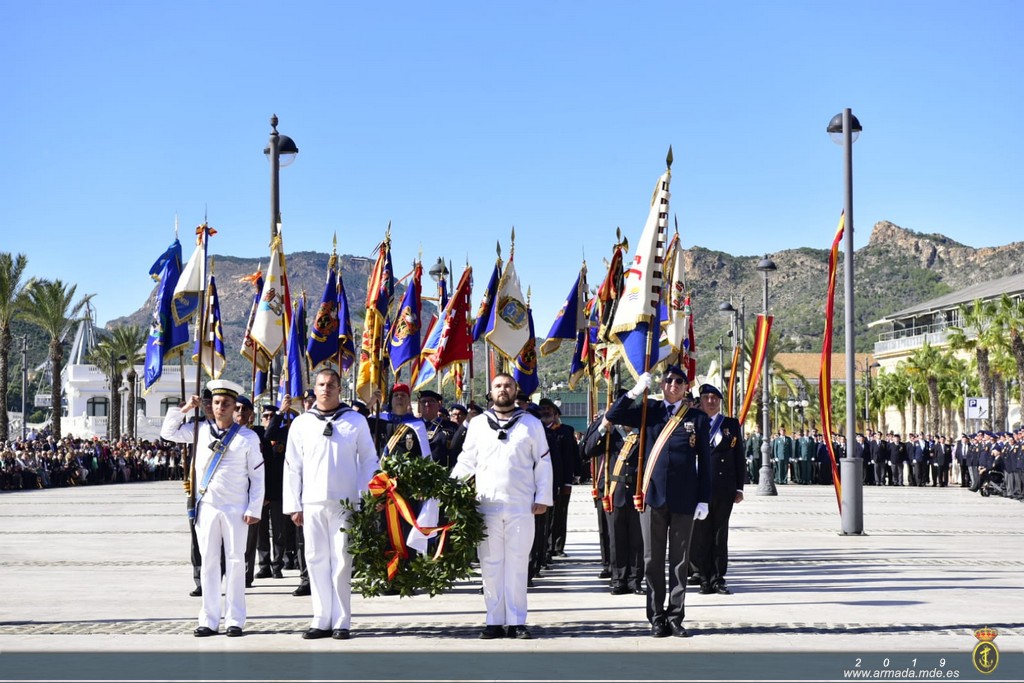 Celebración del Día del Veterano de las Fuerzas Armadas y la Guardia Civil en Cartagena