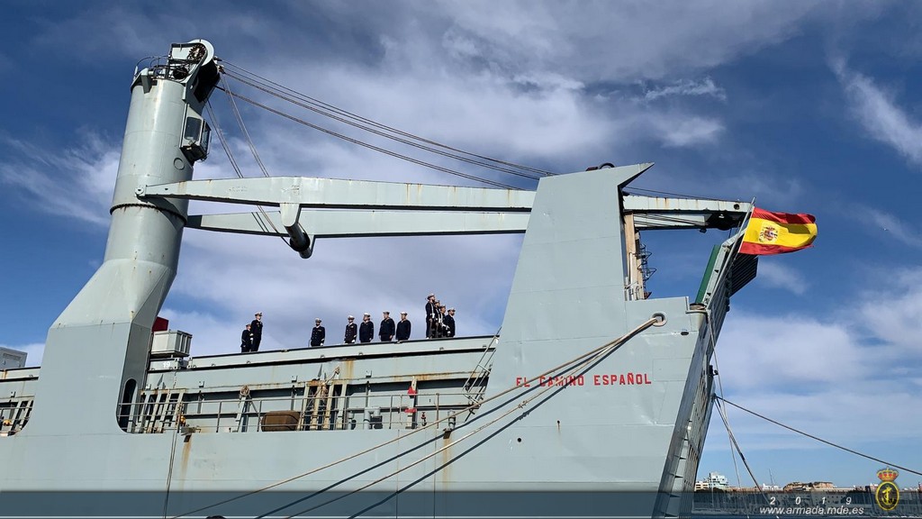 El transporte ligero "El Camino Español" causa baja en la Armada