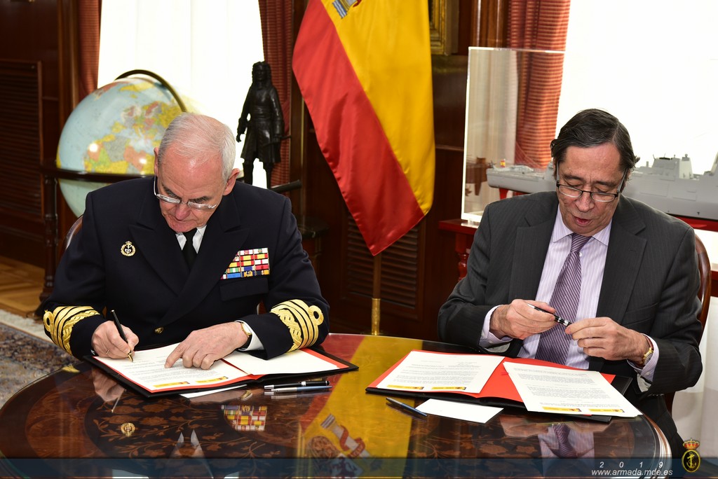La Armada y el Ministerio de Ciencia, Innovación y Universidades firman un protocolo para el sostenimiento y explotación del buque Hespérides