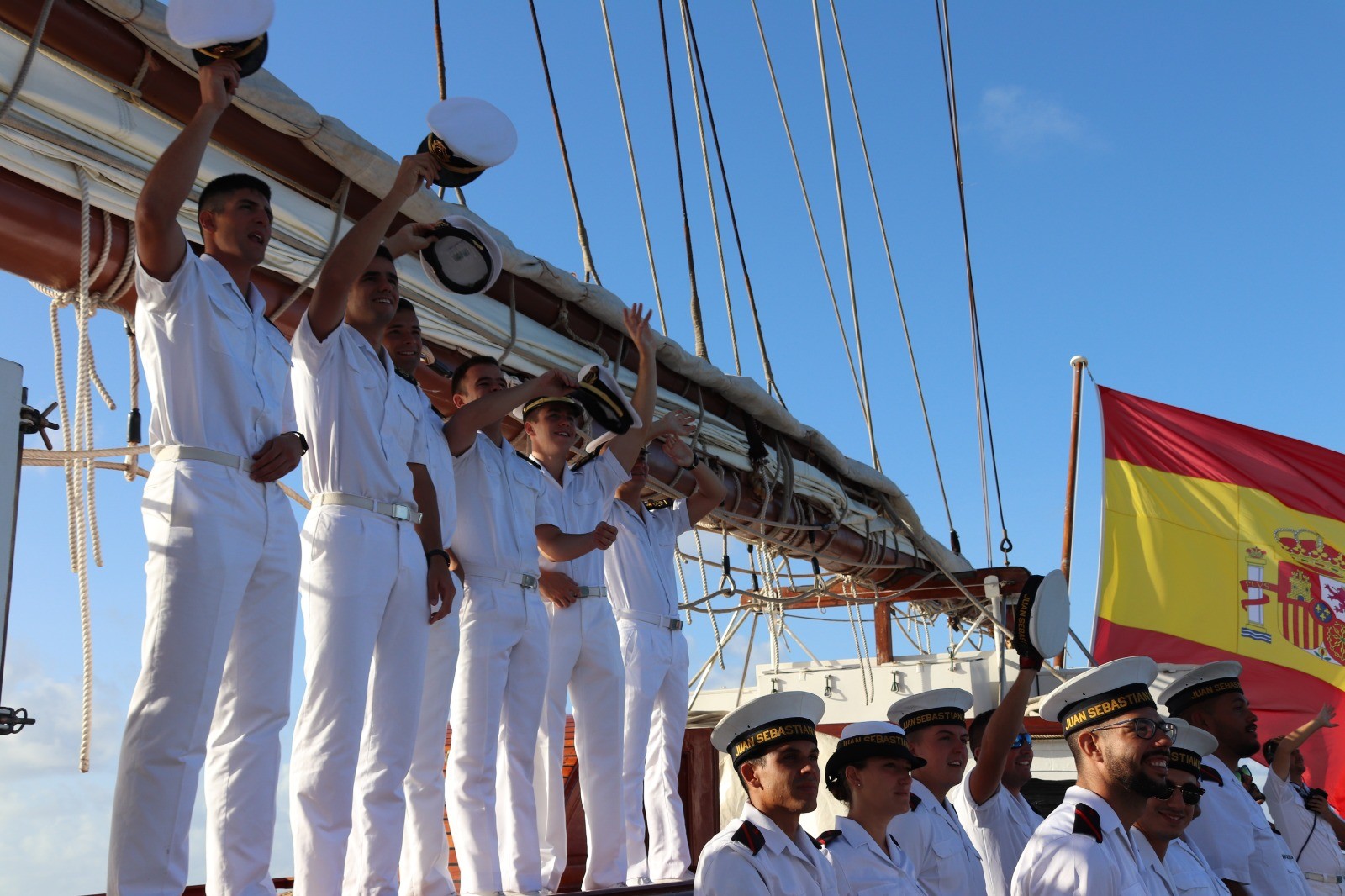 Port call of Spanish Navy training ship ‘Juan Sebastián de Elcano’ in Curaçao.