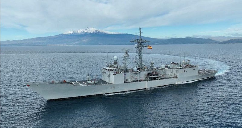 Imagen noticia:Frigate ‘Navarra’ returns home after participating in Exercise ‘Dynamic Manta 2024’