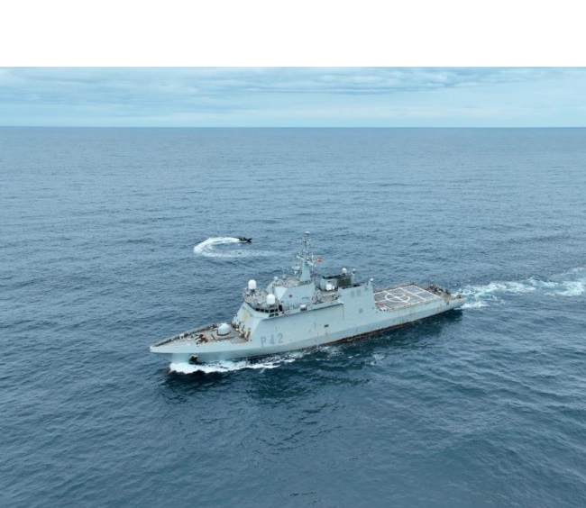 Imagen noticia:El BAM Rayo finaliza una misión de vigilancia marítima por el mar de Alborán
