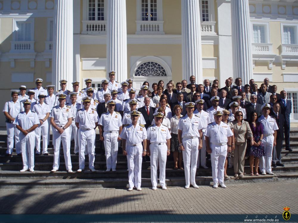 Visita de S.A.R Príncipe de Asturias al Real Observatorio de la Armada