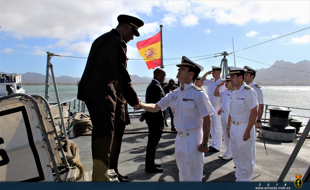 Chief of Staff of Cape Verde embarking
