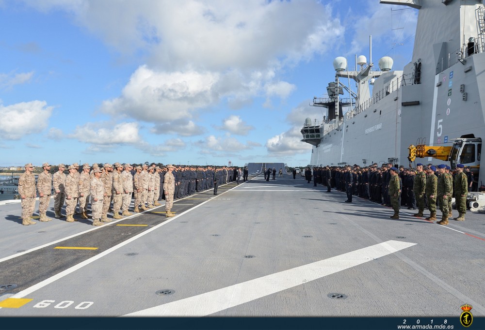 LHD ‘Juan Carlos I’ and frigate ‘Blas de Lezo’ to deploy in Kuwait for Operation ‘Inherent Resolve’.