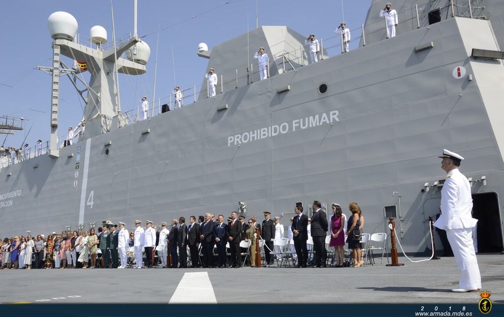 Ceremonia de despedida del Almirante de la Flota Juan Rodríguez Garat